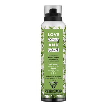 Love Beauty Planet Coconut Milk White Jasmine Hair Spray Soft Hold Shine 68 oz