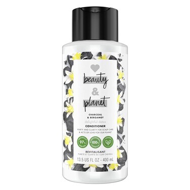 Love Beauty And Planet Cleansing Conditioner Delightful Detox for Cleansed Hair Charcoal  Bergamot Vegan Parabenfree Siliconefree Crueltyfree Clarifying Conditioner 135 oz
