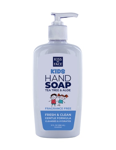 Kiss My Face Kids Hand Soap FragranceFree Cleanse And Hydrate Skin Vegan  CrueltyFree Easy To Use Hand Soap Pump Suitable For Sensitive Skin 9 Fl Oz Bottle