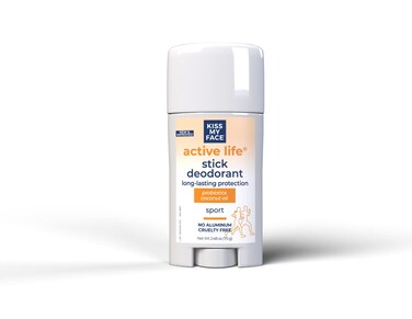 Kiss My Face Natural Active Life Aluminum Free Deodorant Stick Sport 248 oz Pack of 4