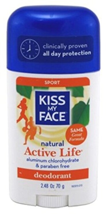 Kiss My Face Deodorant Stick Active Life Sport 248 Ounce 73ml 2 Pack