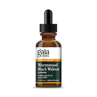 Gaia Herbs Wormwood Black Walnut Supreme 1 fl oz 30 ml