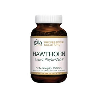 Gaia Herbs Pro Hawthorn  Heart Health  Blood Circulation Herbal Supplement  60 Vegan Liquid PhytoCapsules 60 Servings