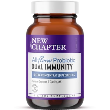 New Chapter AllFlora Probiotic Dual Immunity ClinicalStrength Ingredients  Highly Concentrated Probiotics for Active Immune Support  Gut Health  ImmuneBoosting Fermented Postbiotics 30 ct