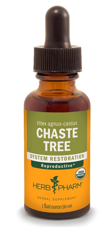 Herb Pharm Chaste Tree Liquid Extract for Female Reproductive System Support  1 Ounce DCHASTE01