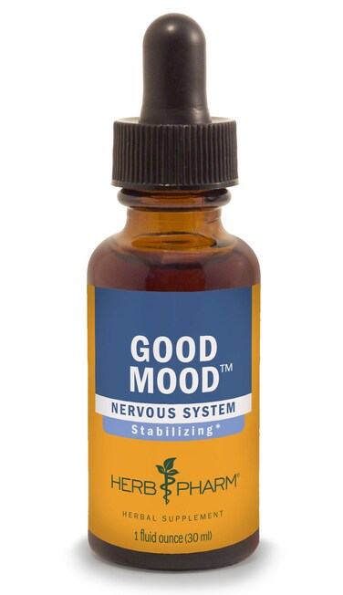 Herb Pharm Good Mood Liquid Herbal Formula with St Johns Wort for Healthy Emotional Balance  1 Ounce