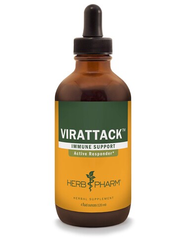 Herb Pharm Virattack Liquid Herbal Formula with Lomatium for Active Immune System Support  4 Ounce