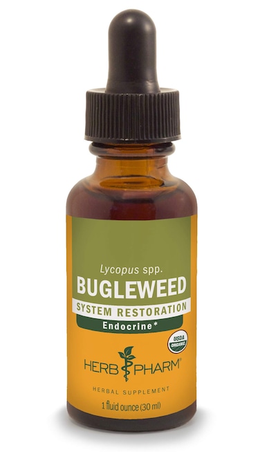 Herb Pharm Bugleweed Extract for Endocrine System Support  1 Ounce