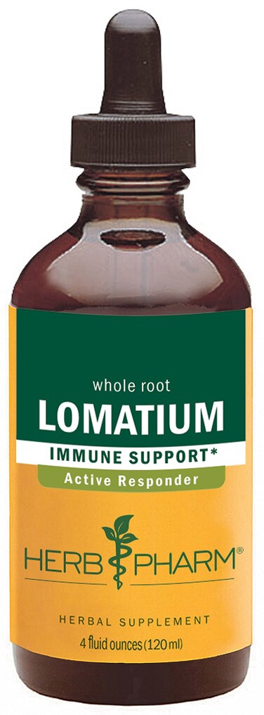 Herb Pharm Lomatium Liquid Extract for Immune System Support  4 Ounce
