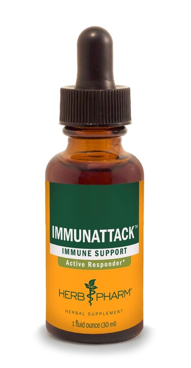 Herb Pharm Immunattack Liquid Herbal Formula for Immune System Support  1 Ounce FIMAT01