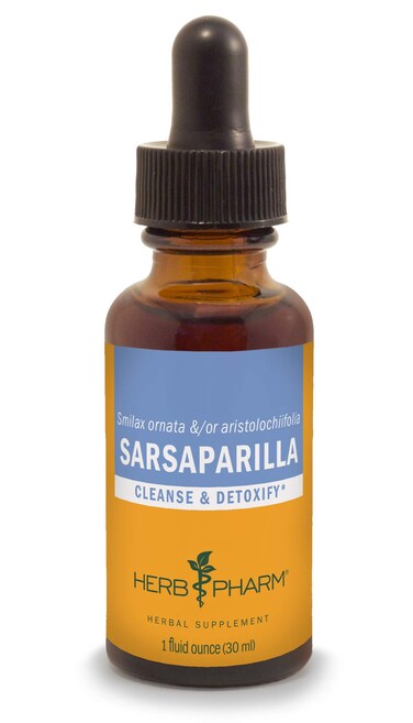Herb Pharm Sarsaparilla Liquid Extract for Cleansing and Detoxification  1 Ounce