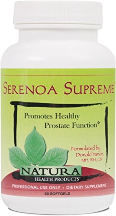 Natura Health ProductsSerenoa Supreme Supplement  Supports Healthy Prostate Function and Normal Urinary Flow in Men Featuring Saw Palmento Nettle Cratavin Pumpkin Seed Oil 60 Softgels