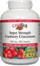 Natural FactorsCranRich Super Strength 361 Cranberry Concentrate 500 mg SugarFree Whole Fruit Cranberry Pills for Urinary Tract Health 180 Count Pack of 1