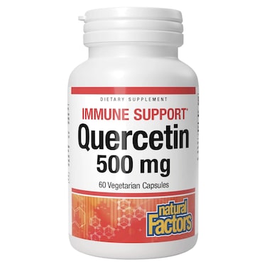 Natural Factors Quercetin 500 mg for Immune Support 60 Capsules