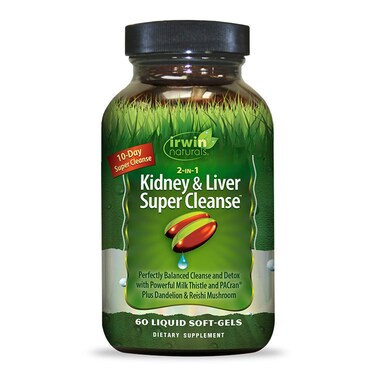 Irwin Naturals 2in1 Kidney  Liver Super Cleanse 60 Sgels