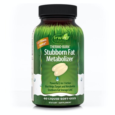 Irwin Naturals ThermoBurn Stubborn Fat Metabolizer  60 Liquid SoftGels  Combines Green Tea Extract EGCG MCT Oil  Caffeine  20 Servings