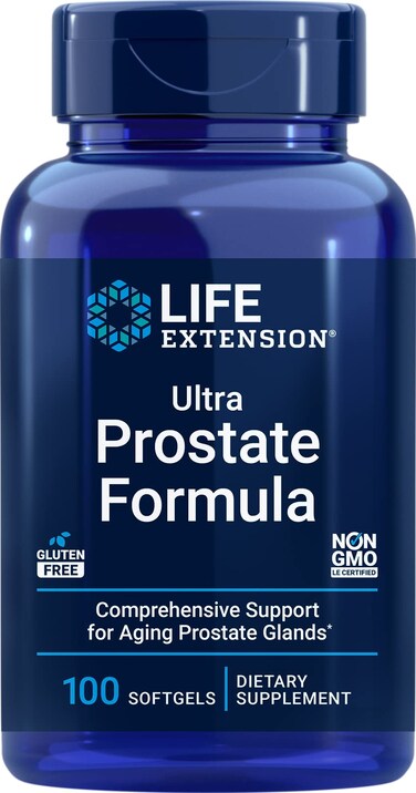 Life Extension Ultra Prostate Formula 100 Softgels Natural Supplement for Men