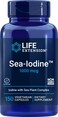 Life Extension SeaIodine Capsules 1000 mcg 150 Veg Caps Natural Iodine Supplement from Kelp and Bladderwack