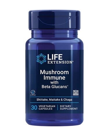 Life Extension Mushroom Immune with Beta Glucans