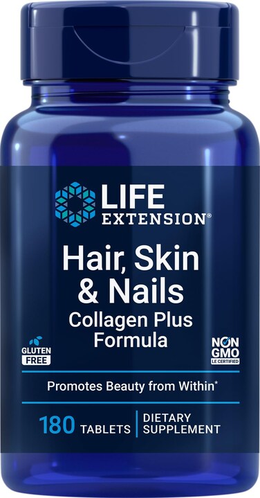 Life ExtensionHair Skin  Nails Collagen Plus Formula 180 Tablets