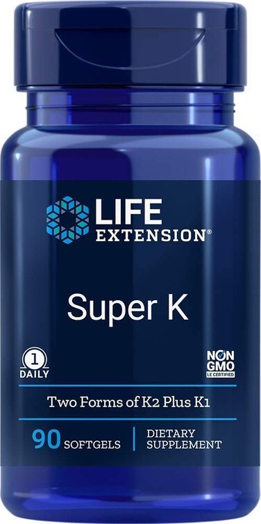 Life ExtensionSuper K with Advanced K2 Complex 90 softgels