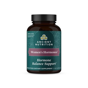 Ancient Nutrition Womens Hormones Helps Reduce Stress Supports Energy Hormone Balance Gluten Free Paleo and Keto Friendly 60 Capsules