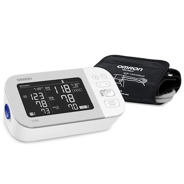 OMRON Platinum Blood Pressure Monitor Upper Arm Cuff Digital Bluetooth Blood Pressure Machine Stores Up To 200 Readings for Two Users 100 readings each