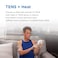 OmronTotal Power  Heat TENS Unit Muscle Stimulator Simulated Massage and Heat Therapy for Lower Back Arm Leg Foot Shoulder and Arthritis Pain DrugFree Pain Relief PM800