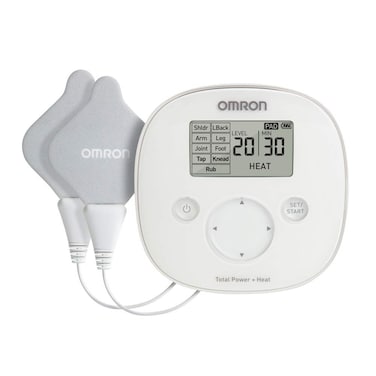 OmronTotal Power  Heat TENS Unit Muscle Stimulator Simulated Massage and Heat Therapy for Lower Back Arm Leg Foot Shoulder and Arthritis Pain DrugFree Pain Relief PM800