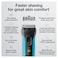 Braun Electric Series 3 Razor with Precision Trimmer Rechargeable Wet  Dry Foil Shaver for Men BlueBlack 4 Piece