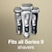 Braun Series 9 Electric Shaver Replacement Head  92S  Compatible with all Series 9 Electric Razors 9290cc 9291cc 9370cc 9293s 9385cc 9390cc 9330s 9296cc