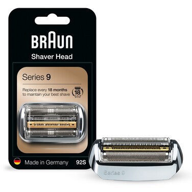 Braun Series 9 Electric Shaver Replacement Head  92S  Compatible with all Series 9 Electric Razors 9290cc 9291cc 9370cc 9293s 9385cc 9390cc 9330s 9296cc