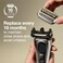 Braun Electric Shaver Head Replacement Part 94M Compatible with Series 9 Pro and Series 9 Electric Razors for Men Silver