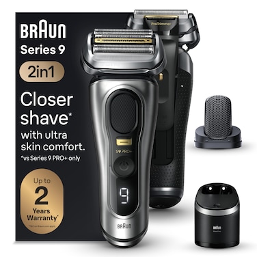 BraunSeries 9 PRO Electric Razor for Men 5 Pro Shaving Elements and ShavePreparing ProComfort Head for Closeness  Skin Comfort 6in1 SmartCare Center Wet or Dry Use Charging Stand 9597cc