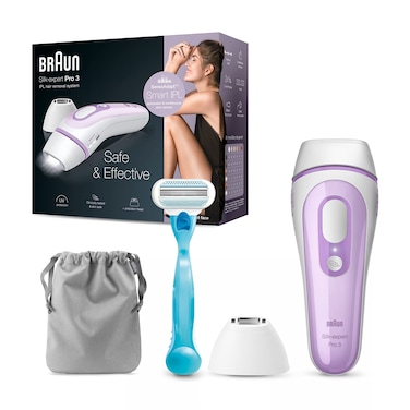 Braun IPL Hair Removal for Women and Men Silk Expert Pro 3 PL3111 with Venus Smooth Razor Longlasting Hair Removal System for Body  Face Corded