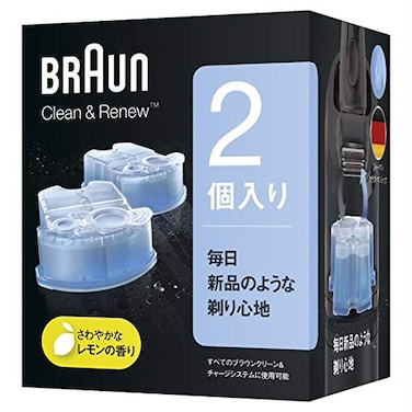 BraunClean  Renew Dedicated Wash Cartridge 2 pieces CCR2CR HTRC3 by