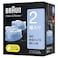 BraunClean  Renew Dedicated Wash Cartridge 2 pieces CCR2CR HTRC3 by