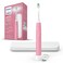 PHILIPSSonicare Electric Toothbrush with DiamondClean Brush Head Phillips Sonicare Rechargeable Toothbrush with Pressure Sensor Travel Case Sonic Electronic Toothbrush Pink