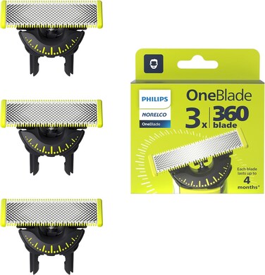 Philips OneBlade 360 flex blade 3 pack