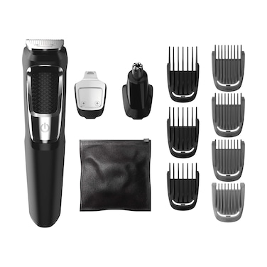 Philips Norelco Multigroom AllinOne Trimmer Series 3000 with 13 pieces  No Blade Oil Needed MG375050