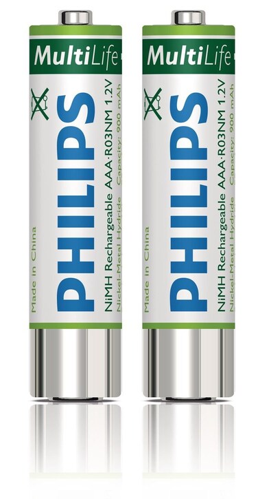 PHILIPSLFH915400 Philips Rechargeable NiMH AAA Batteries
