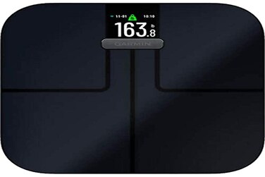 GarminIndex S2 Smart Scale with Wireless Connectivity Measure Body Fat Muscle Bone Mass Body Water and More Black