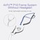 ResMedAirFit P10 Replacement Frame System Without Headgear  Medium