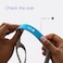 ResMedAirFitAirTouch N20 Full Face Replacement Headgear  Large Blue