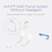 ResMedAirFit N30i Standard Frame System Elbow  Nasal Cradle Cushion  For CPAP Mask  Replacement CPAP Accessories  Medium Frame