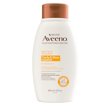 Aveeno Apple Cider Vinegar Clarifying Shampoo Shine Enhancing 12 fl oz