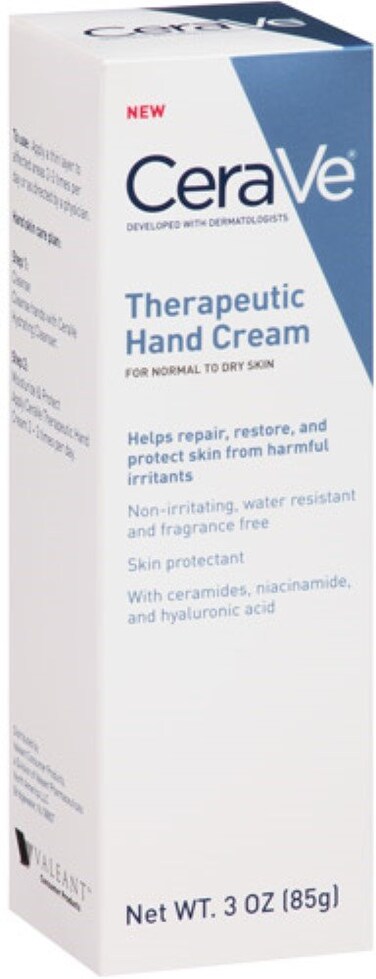 CeraVe Therapeutic Hand Cream For Normal to Dry Skin 3 Ounce Pack Of 3