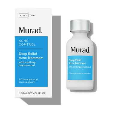 Murad Deep Relief Acne Treatment  Acne Control Max Strength 2 Salicylic Acid Healing Treatment for Deep Uncomfortable Acne 1 Fl Oz