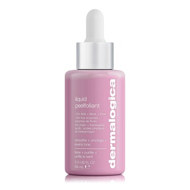 DermalogicaLiquid Peelfoliant with Glycolic Acid Face Exfoliator Peel with AHA BHA PHA Smooths Fine Lines and Wrinkles Unclogs Pores and Improve Skin Tone  2 fl oz