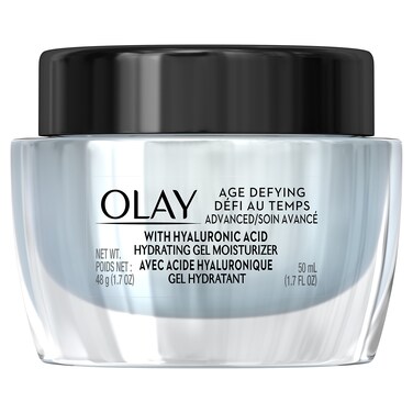 Olay Gel Moisturizer with Hyaluronic Acid by Age Defying 17 Fl Oz